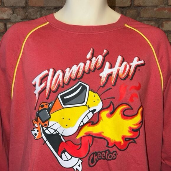 Flamin Hot Cheetos Sweatshirt Size XL - Picture 4 of 5